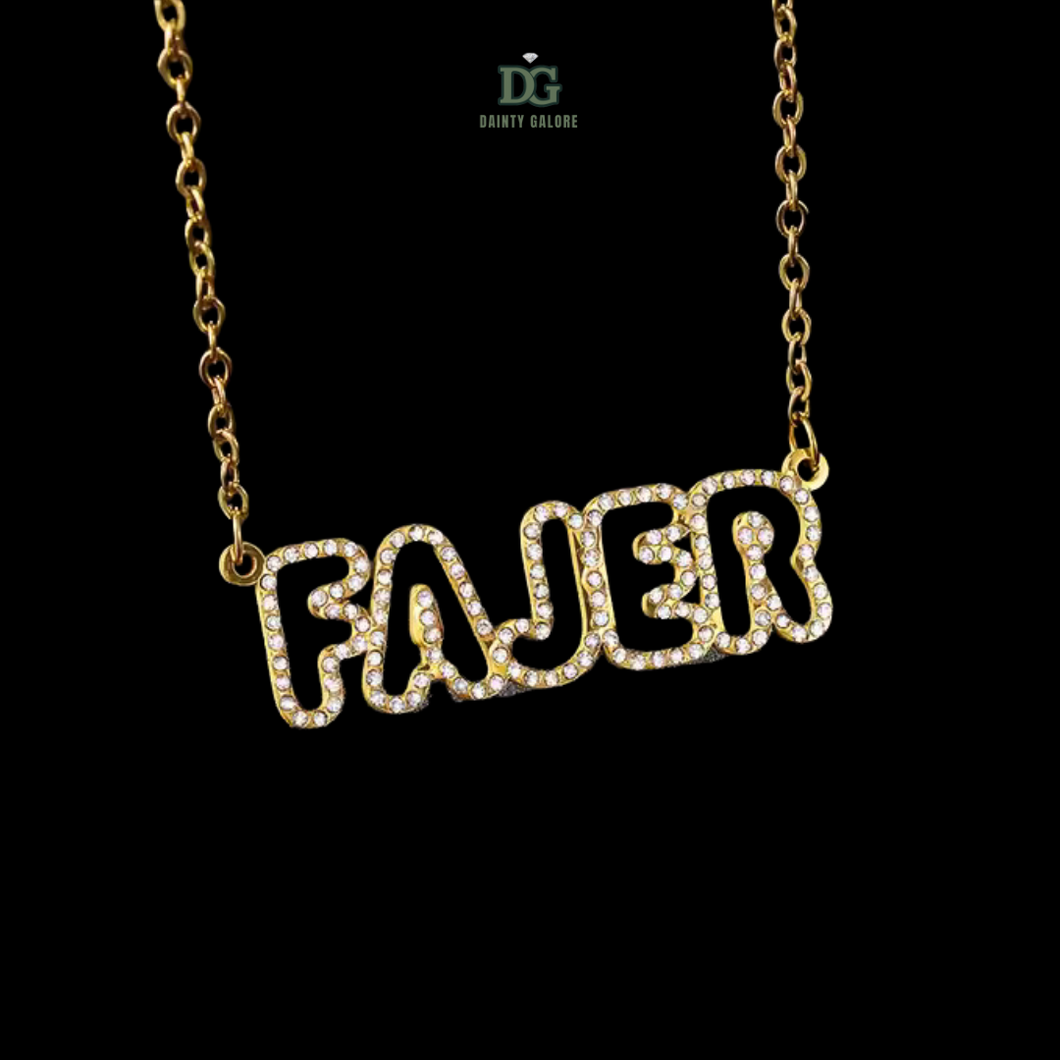 Luxe Pop Name Necklace